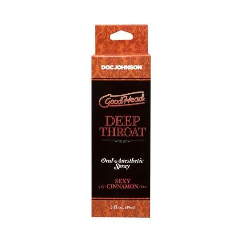 GoodHead Spray Profundo Canela - Mejora del Placer Oral