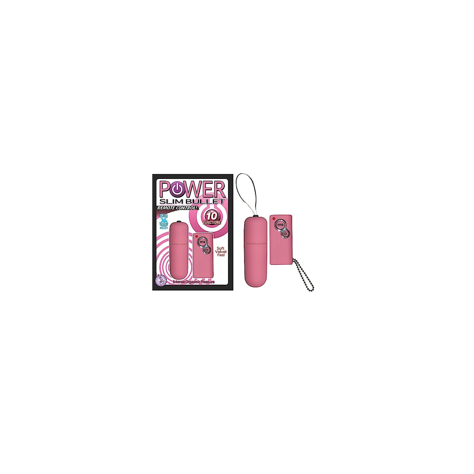 Power Slim Bullet Remote Control in Pink