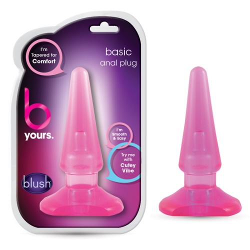 B Yours Basic Anal Plug Pink