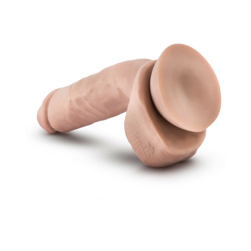 X5 Hard On 8.5 in. Dildo with Balls Beige