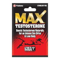 MaxTestosterone Booster Pills 2-Pack Display