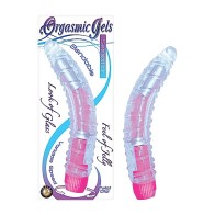 Vibrador Gel Orgásmico Sensación 7 pulgadas Flexible Rosa