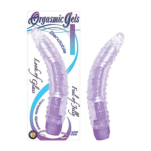 Orgasmic Gels Sensation 7in Bendable Vibe Purple