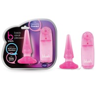 B Yours Basic Remote-Controlled Vibrating Anal Plug Pink