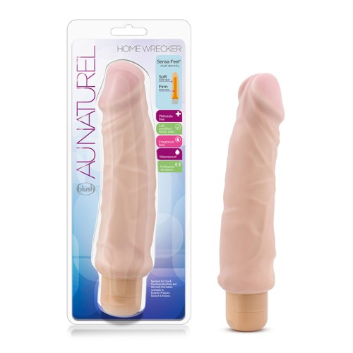 Dildo Vibrador Dual Density Home Wrecker Au Naturel