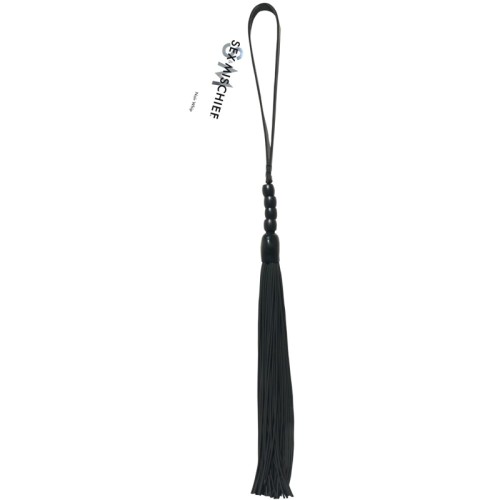 Sportsheets Noir Whip Beaded Flogger