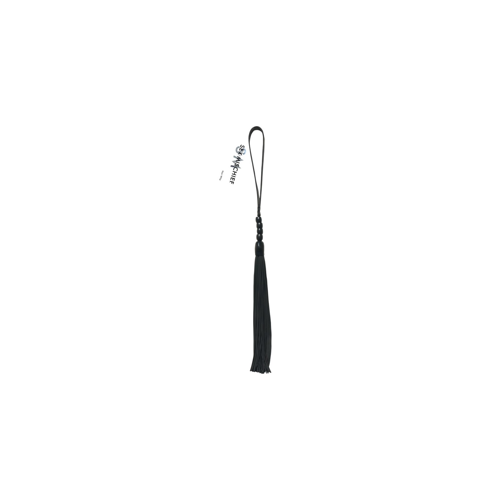 Sportsheets Noir Whip Beaded Flogger