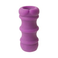 Mood Pleaser UR3 Thick Ribbed Purple Masturbator