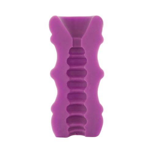 Mood Pleaser UR3 Thick Ribbed Purple Masturbator