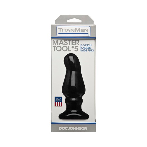 TitanMen Master Tool #5 Black for Anal Play