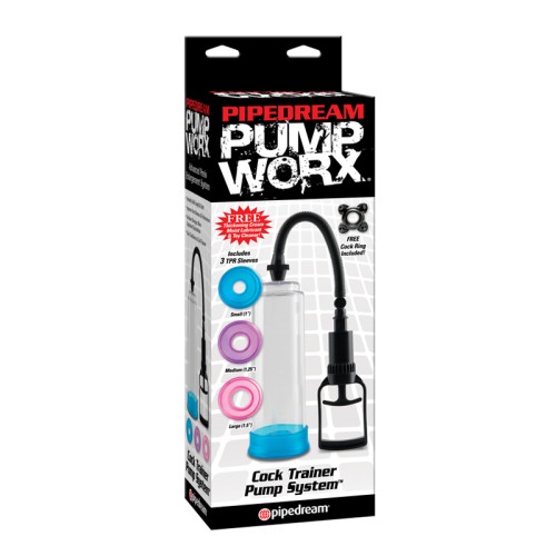 Sistema de Bomba Entrenadora de Pene Pipedream Pump Worx para Crecimiento