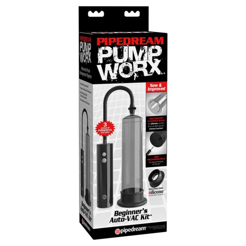 Pipedream Kit de Vacío Automático para Principiantes Negro