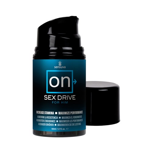 Sensuva ON Sex Drive Testosterone Cream 1.7 oz - Natural Libido Booster