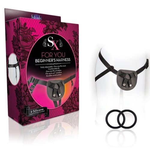 SX For You Faux Leather Adjustable Harness