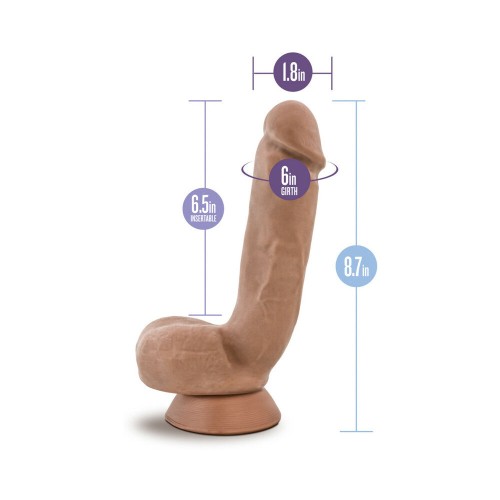 Au Naturel Macho 8.5 in. Posable Dildo