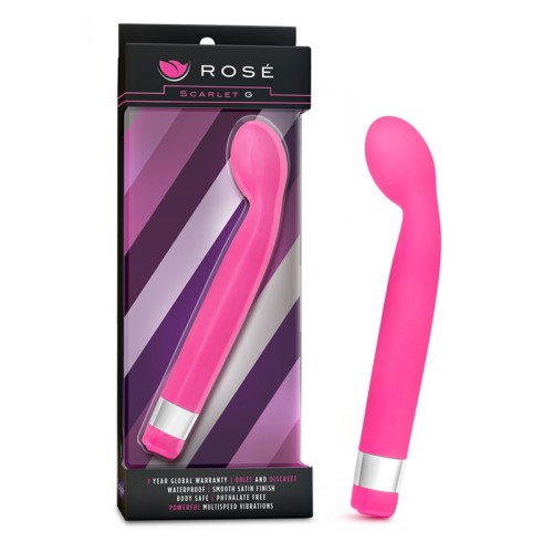 Vibrador G-Spot Slimline Rosa Scarlet - Placer Supremo