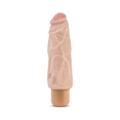 Dr. Skin Vibe 9 Dildo Vibrador Realista de 7.5 in. Beige