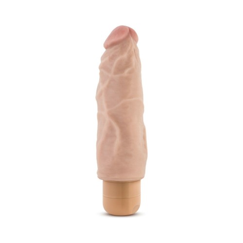 Dr. Skin Vibe 9 Dildo Vibrador Realista de 7.5 in. Beige