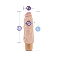 Dr. Skin Vibe 9 Dildo Vibrador Realista de 7.5 in. Beige