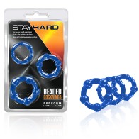 Get Stay Hard Beaded Cockrings Set