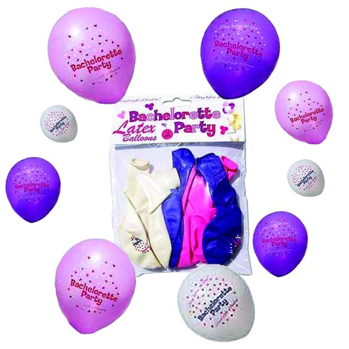 Bachelorette Party Balloons 12pc Assorted