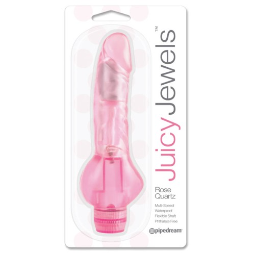 Pipedream Juicy Jewels Rose Quartz Vibrator Pink