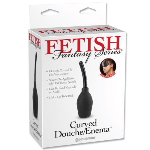 Pipedream Fetish Fantasy Curved Douche/Enema Black