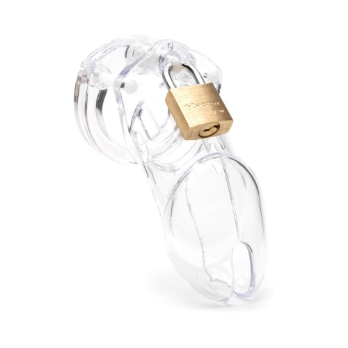 CB-6000 Clear Male Chastity Device for Ultimate Control