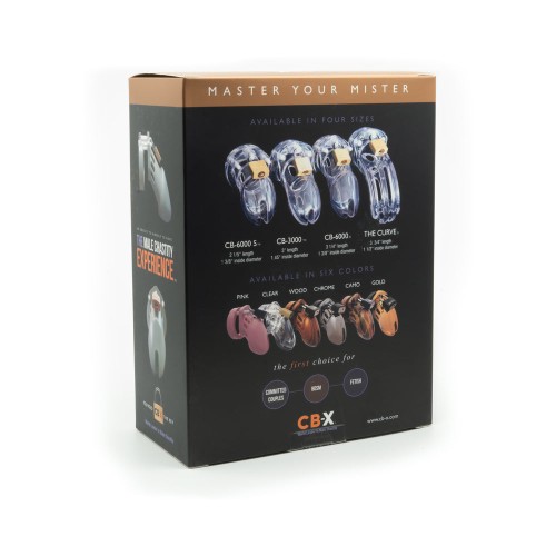 Dispositivo de Castidad Masculina CB-6000 Claro para Control Definitivo