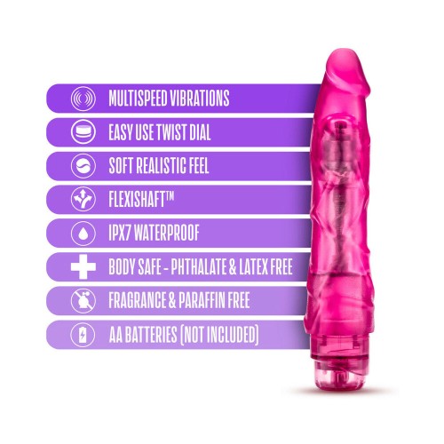 B Yours Vibe 1 Realistic Vibrating Dildo in Pink