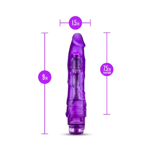 B Yours Vibe 1 - Realistic Vibrating Dildo Purple