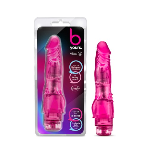 B Yours Vibe 4 Dildo Vibrador Realista