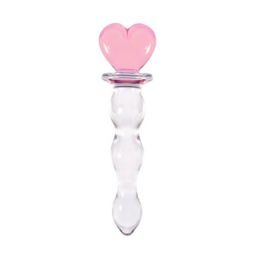 Crystal Heart of Glass 6 in. Dildo