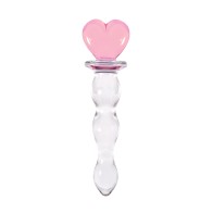 Crystal Heart of Glass 6 in. Dildo