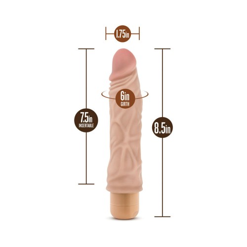 Dr. Skin Vibe 10 Realistic Vibrating Dildo