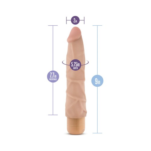 Dr. Skin Vibe 1 9 in. Realistic Vibrator Beige