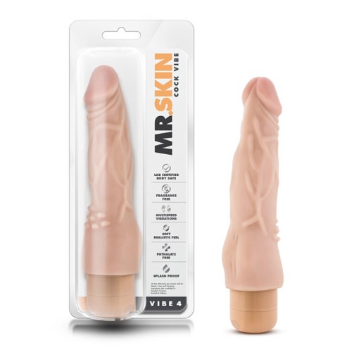 Dildo Vibrador Realista de 8 Pulgadas Dr. Skin Vibe 4