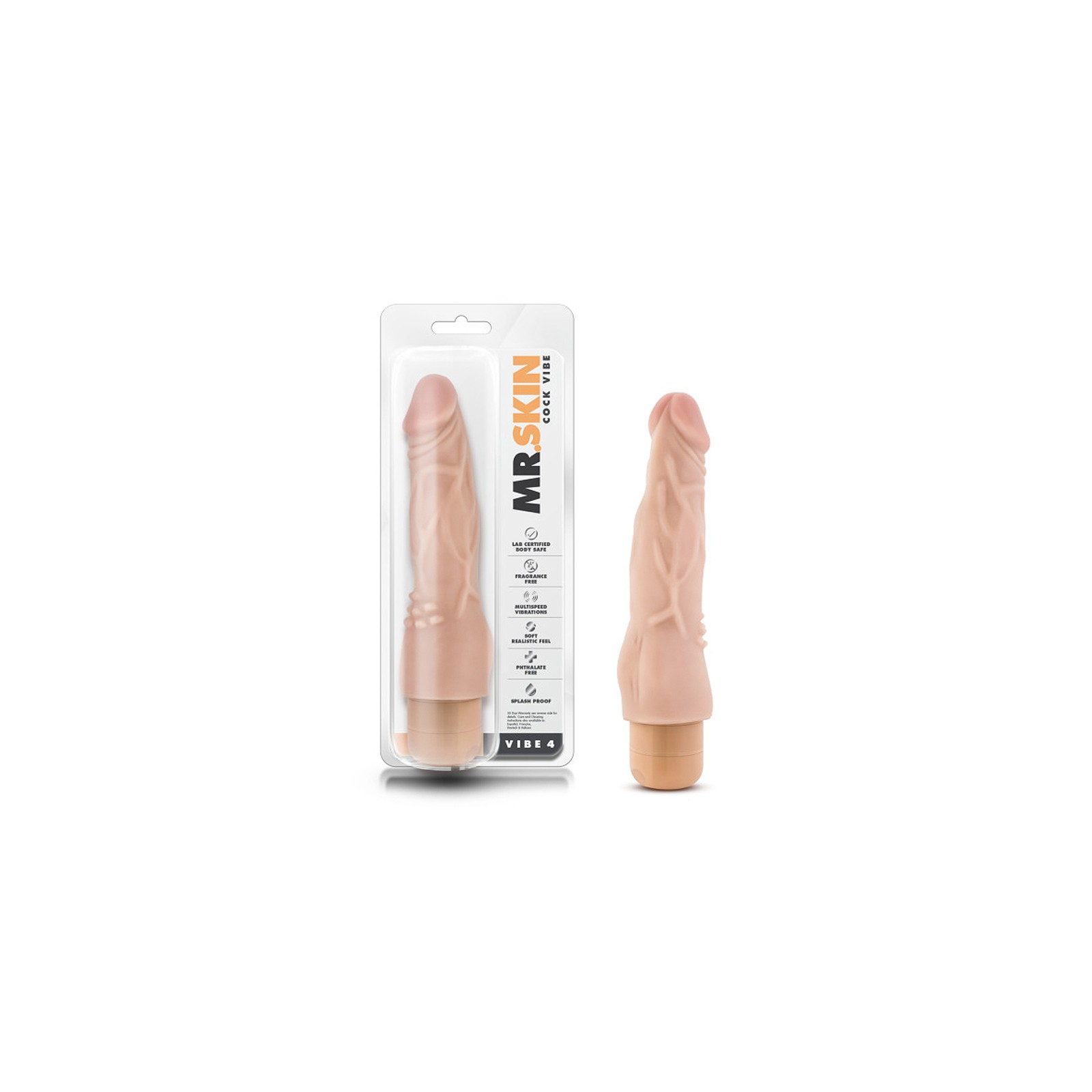 Dr. Skin Vibe 4 Realistic 8-Inch Dildo