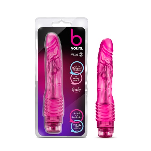 B Yours Vibe 2 Realistic Vibrating Dildo