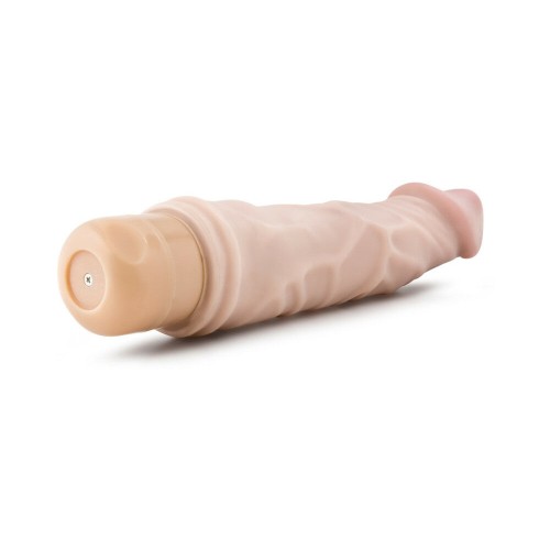 Dr. Skin Vibe 6 Realistic 8.75 in. Vibrating Dildo Beige