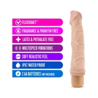 Dr. Skin Vibe 6 Dildo Vibrante Realista de 8.75 Pulgadas Beige