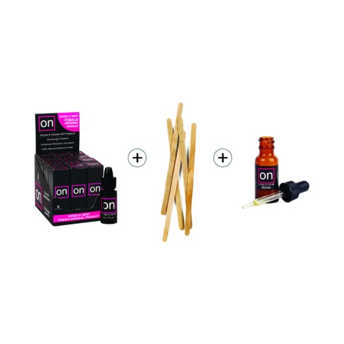 Kit de Recarga de Aceite para Excitación Sensuva ON (12 botellas)