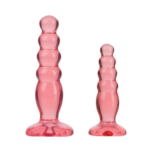 Kit de Entrenamiento Anal Crystal Jellies - Ideal para Principiantes