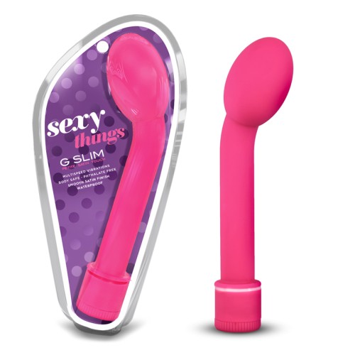 Sexy Things G Slim Petite G-Spot Vibrator - Pink Design