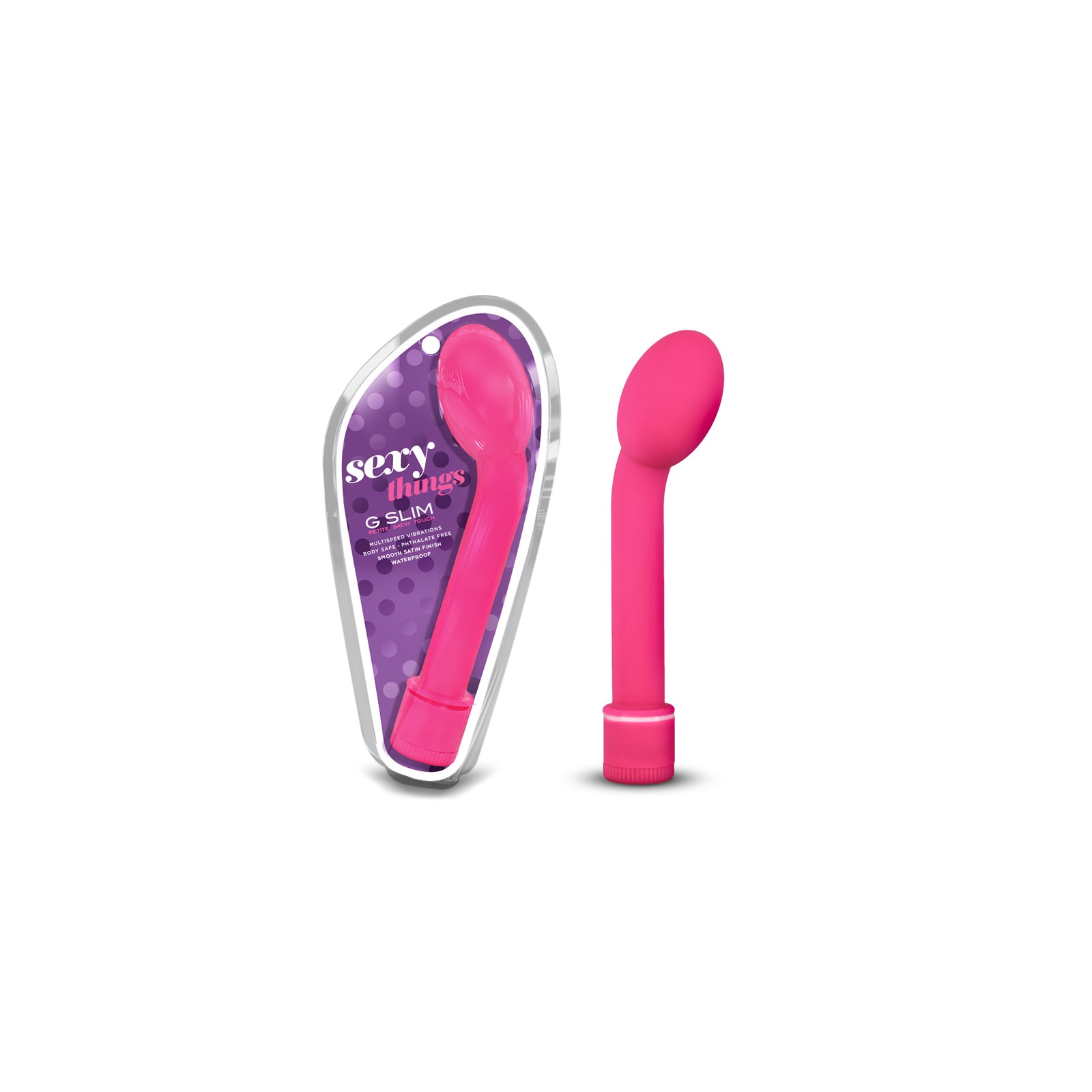 Sexy Things G Slim Petite G-Spot Vibrator - Pink Design