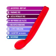 Vibrador Slim G Multivelocidad Rojo