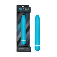 Rose Luxuriate Vibrador Clásico Slimline Azul