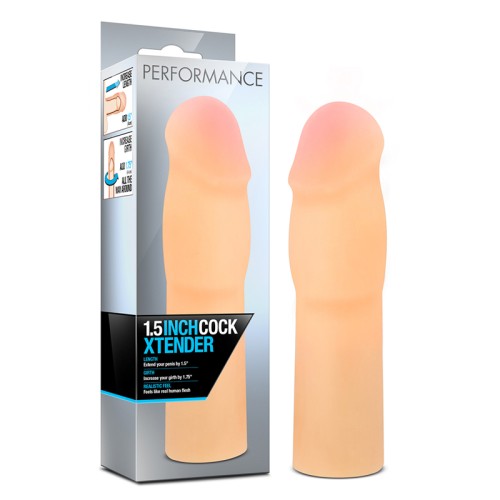 Performance 1.5 in. Cock Xtender Sleeve - Beige