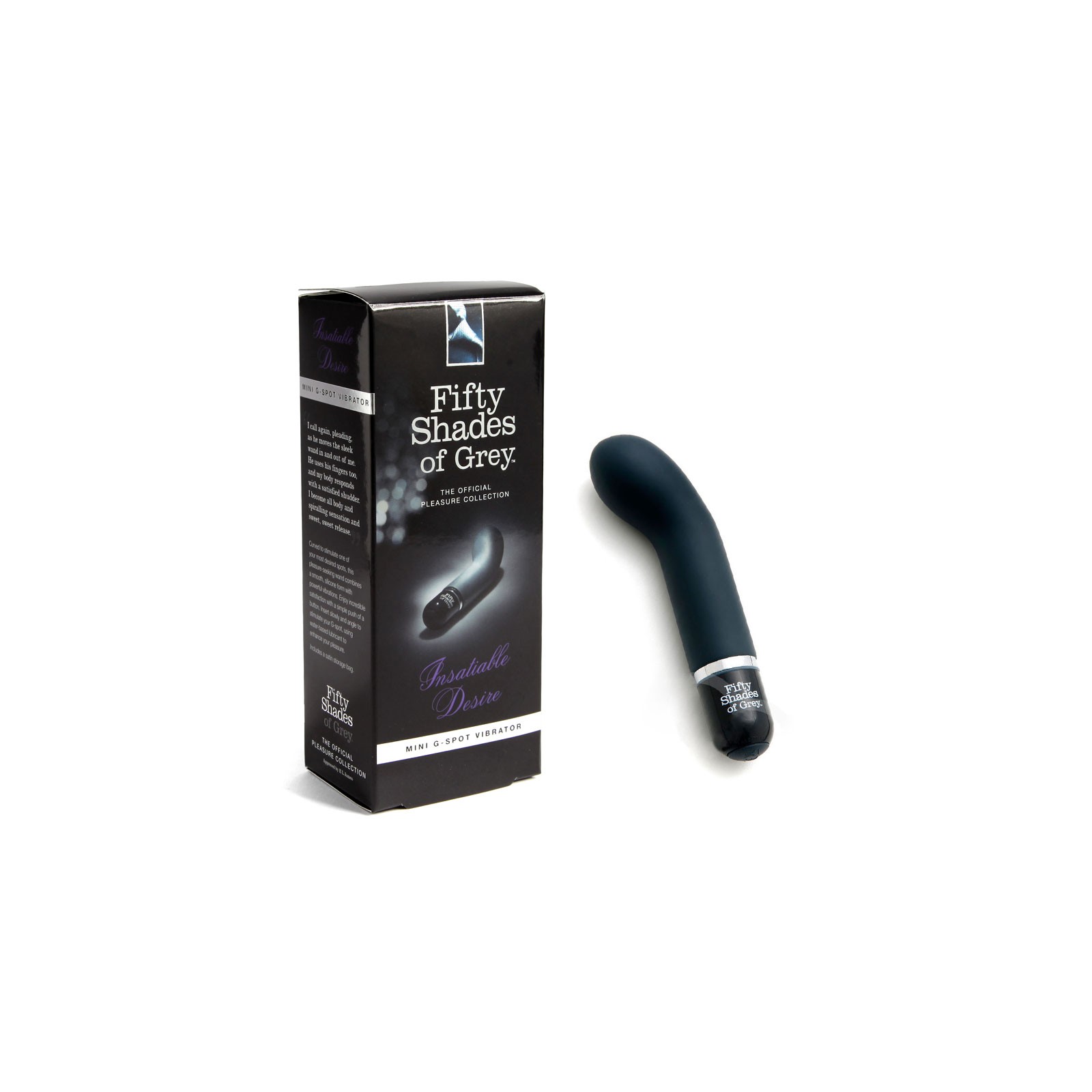 Fifty Shades de Grey Mini Vibrador Insaciable Deseo G-Spot Negro