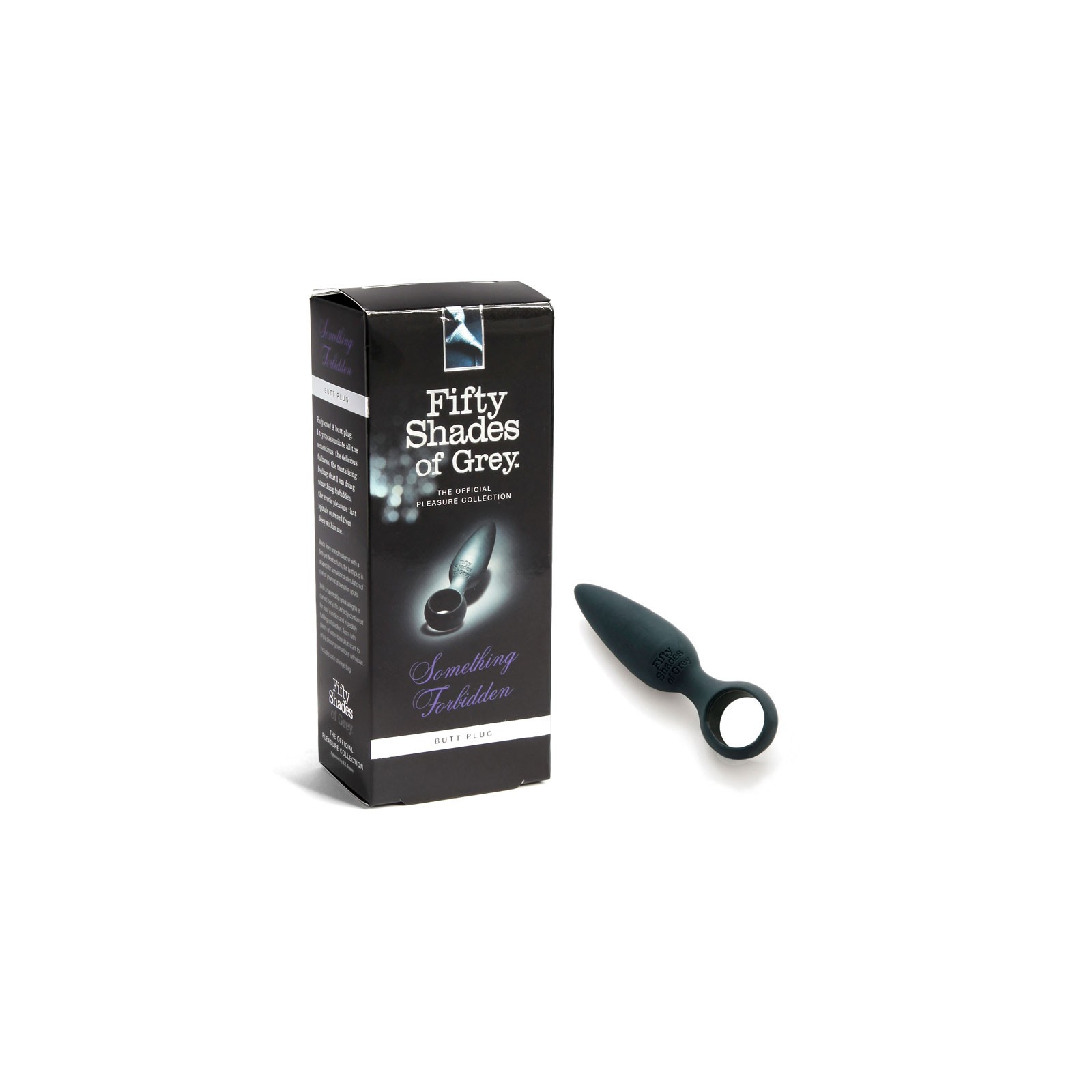 Fifty Shades Something Forbidden Silicone Butt Plug Black